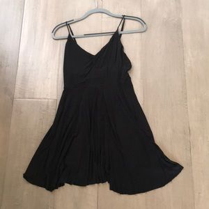 Spaghetti strap black dress from Urban Outfitters